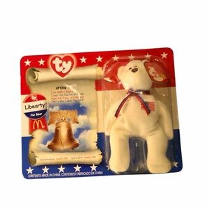 Collector Retired Libearty Teenie Beanie Baby